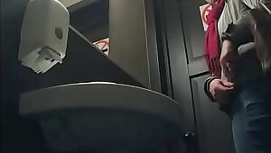 MOV 100. Continuation of the adventures of girls in the cafe toilet